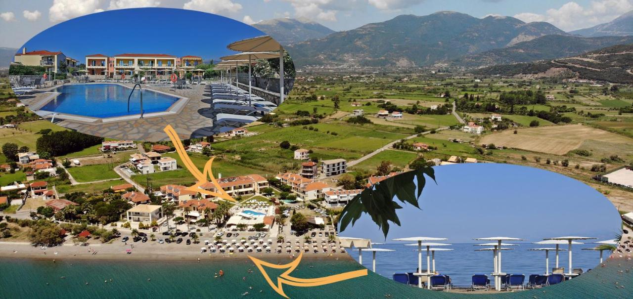 Oasis By The Sea Aparthotel Chiliadou  Bagian luar foto