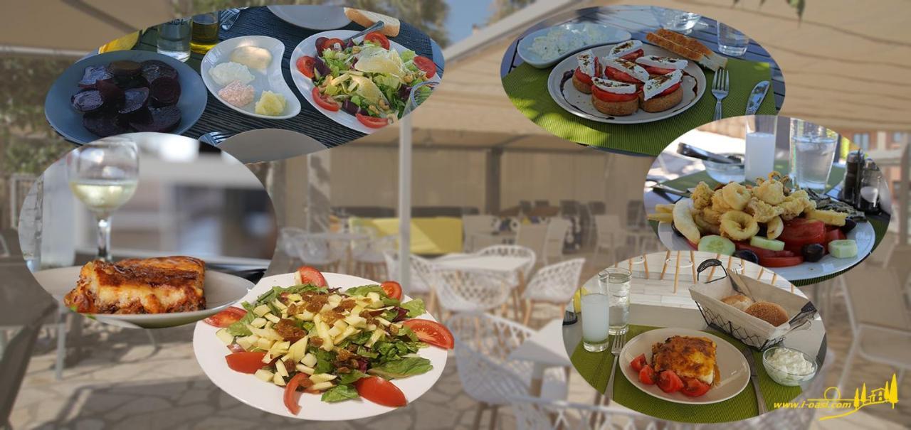 Oasis By The Sea Aparthotel Chiliadou  Bagian luar foto